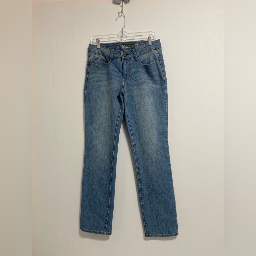 Faded Glory Light Blue Straight Leg Jeans